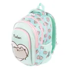 St.Majewski, Pusheen, rucsac pentru scoala, cu 4 compartimente, Mint