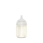 Suavinex, Bonhomia, SX Pro, biberon de sticla 120 ml, tetina fiziologica cu debit lent, Bufnita bej