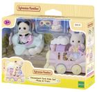 Sylvanian Families, Amusement Park Ride Set - Plain & Train, set de joaca cu figurine, 5819