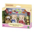 Sylvanian Families, Biscuit Siblings Picnic, set cu figurine, 5852