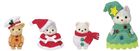 Sylvanian Families, Intalnirea prietenilor de sarbatori, set cu figurine, 5710