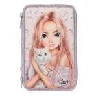 Top Model, Blooming Kitty, penar triplu cu rechizite scolare, roz