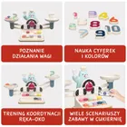 Topbright, Jucarie educationala Ursulet flamand Cantar cu balanta Montessori, 36 luni