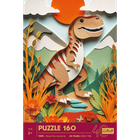Trefl, 40 Years, Paper Art: Dinozaur, puzzle, 160 piese