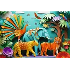 Trefl, 40 Years, Paper Art, Jungle, puzzle, 160 piese