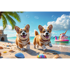 Trefl, Corgi, puzzle, 100 piese
