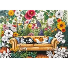Trefl, Creative, Cats on the Sofa, puzzle, 500 piese