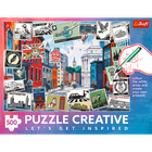 Trefl, Creative, London, England, puzzle, 500 piese