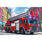 Trefl, Fire Truck, puzzle, 60 piese
