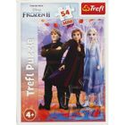 Trefl, Frozen, Mini, In lumea Annei si Elsei, puzzle, 54 elemente