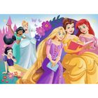 Trefl, Glitter, Disney Princess, puzzle cu sclipici, 100 piese