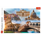 Trefl, Italy, puzzle, 1500 piese
