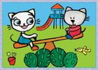 Trefl, Kittykit, Ziua lui Kittykit, puzzle 4in1, 71 piese