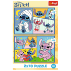 Trefl, Lilo si Stitch, puzzle, 2-70 piese