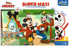 Trefl, Mickey Mouse, Casuta vesela si prietenii, puzzle, 24 elemente