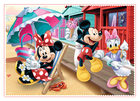 Trefl, Minnie Mouse, Minnie cu prietenii sai, puzzle 4in1, 71 piese