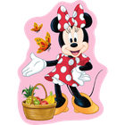 Trefl, Minnie Mouse, puzzle din lemn, 50 piese
