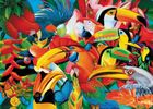 Trefl, Pasari colorate, puzzle, 500 piese