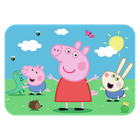Trefl, Peppa Pig, puzzle din lemn, 24 piese