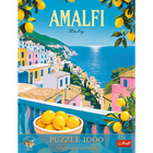 Trefl, Premium Plus, Vintage Poster, Amalfi, Italy, puzzle, 1000 piese