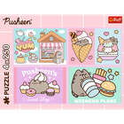 Trefl, Pusheen, puzzle, 4-250 piese