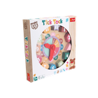 Trefl, Tick Tock, Ceas, puzzle din lemn pentru invatarea numaratului si a citirii orei