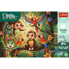 Trefl, Trefliks, Inspired By Nature, Maimutele, puzzle, 100 piese