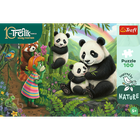 Trefl, Trefliks, Inspired By Nature, Pandas, puzzle, 100 piese