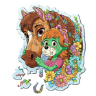 Trefl, Trefliks, puzzle din lemn, 50 piese