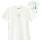 Tricou alb cu croiala relaxed S.W.Smiley NOWEAR