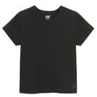 Tricou din bumbac cu croiala scurta NOWEAR