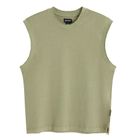Tricou fara maneci kaki NOWEAR