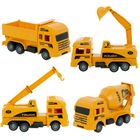 Truck, masinute de constructii, set de vehicule, 8 buc.