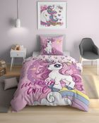 Unicorn, set lenjerie de pat single, 160-200 cm