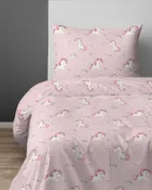 Unicorn, set lenjerie de pat single, 160-200 cm