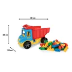 Wader, Multi Truck, basculanta cu cuburi, set de joaca