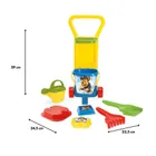 Wader, Paw Patrol, carucior cu set de nisip, galetusa cu accesorii