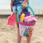 Wader, Paw Patrol, set de nisip, galetusa cu accesorii, 9 elemente