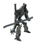 X-Warrior, elicopter, robot care se transforma, gri