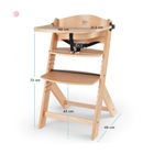 Kinderkraft, Enock, scaun pentru hranire copii 3in1, negru