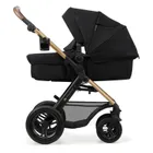 Kinderkraft, Moov 2, Air Wheels, carucior multifunctional 4in1, Pure Black