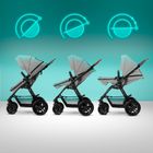 Kinderkraft, Xmoov, carucior multifunctional Travel System 3in1, gri
