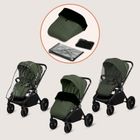 Lionelo, Mika Plus, carucior multifunctional, 3in1, Green Olive