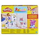 Play-Doh, Magical Stylin' Unicorn, set creativ, 5 cutie cu plastilina