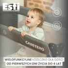 Caretero, Esti, patut de calatorie cu laterala coborata, Brown