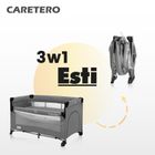 Caretero, Esti, patut de calatorie cu laterale rabatabile, negru