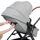Kinderkraft, B-Tour, carucior pentru copii multifunctional 3in1, gri