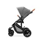 Kinderkraft, Prime, carucior multifunctional 2in1, gri + geanta Mommy Bag