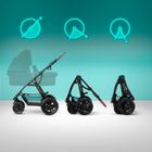 Kinderkraft, Xmoov, Mink, carucior multifunctional pentru copii, 3in1, Dark Grey