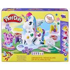 Play-Doh, Magical Stylin' Unicorn, set creativ, 5 cutie cu plastilina